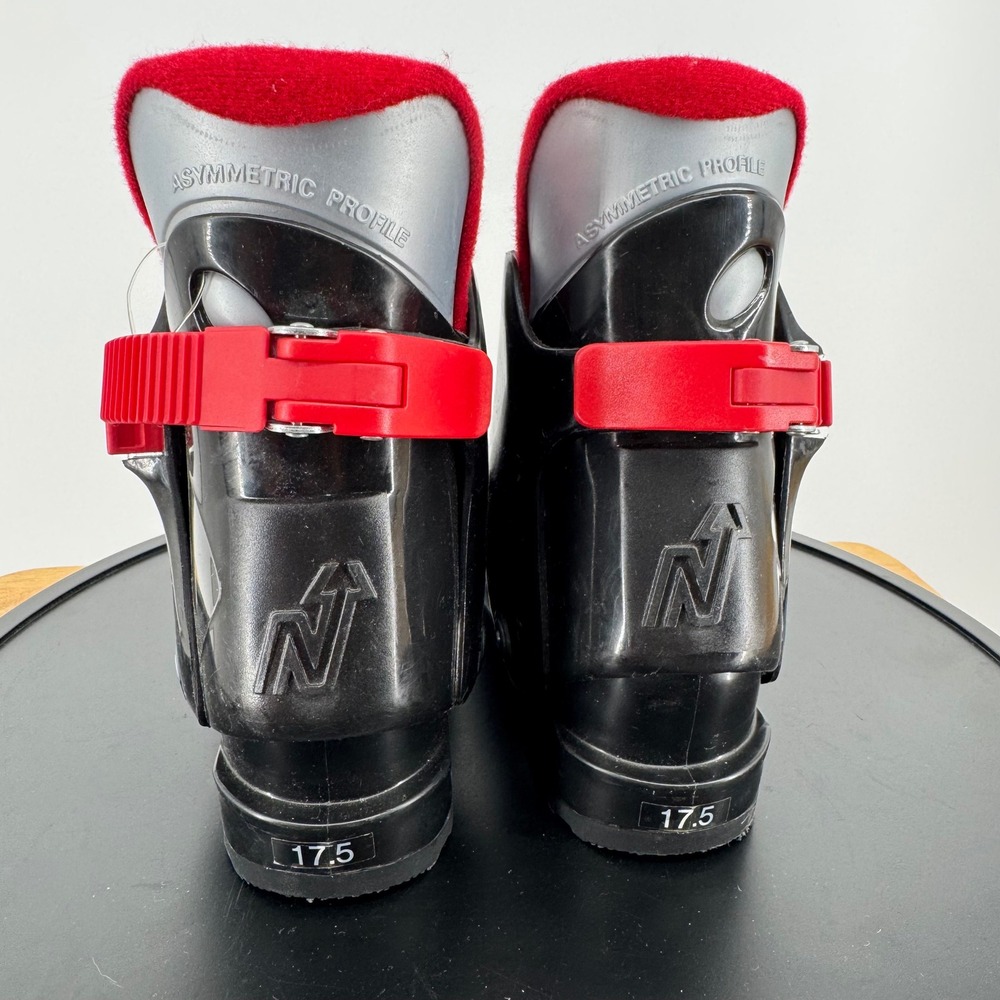 Nordica Super 0.1 Kids Ski Boots Black Red Size 17.5 Mondopoint 211mm BSL - Picture 4 of 9